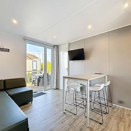 Tatil Evi Mobile-home Grand Confort 4 Pers, 2 Ch, 2 Sdb, Plage, Piscine, Fitness, Terrasse - - Fr-1-361a-57 Jullouville-les-Pins