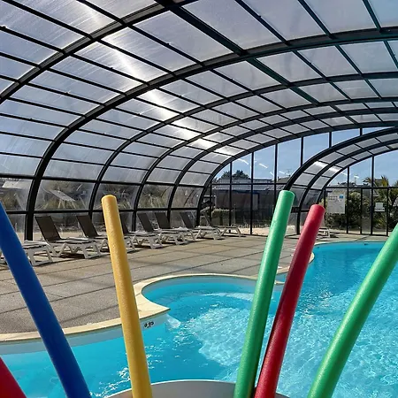 Holiday home Mobile-home Grand Confort 4 Pers, 2 Ch, 2 Sdb, Plage, Piscine, Fitness, Terrasse - Jullouville-les-Pins
