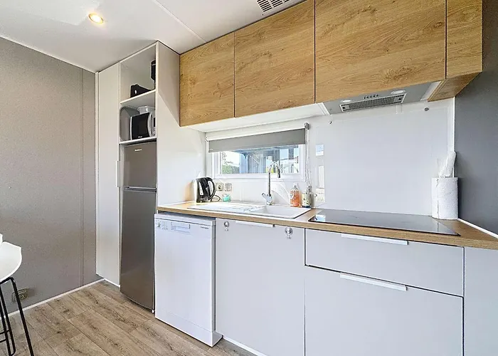 Mobile-home Grand Confort 4 Pers, 2 Ch, 2 Sdb, Plage, Piscine, Fitness, Terrasse - - Fr-1-361a-57