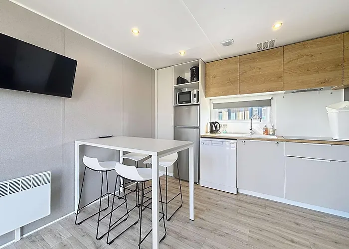 Mobile-home Grand Confort 4 Pers, 2 Ch, 2 Sdb, Plage, Piscine, Fitness, Terrasse - - Fr-1-361a-57 Nyaraló Jullouville-les-Pins