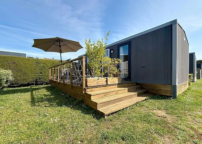 Mobile-home Grand Confort 4 Pers, 2 Ch, 2 Sdb, Plage, Piscine, Fitness, Terrasse - - Fr-1-361a-57 * Jullouville-les-Pins