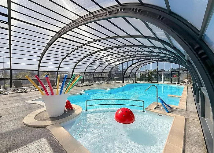 Mobile-home Grand Confort 4 Pers, 2 Ch, 2 Sdb, Plage, Piscine, Fitness, Terrasse - - Fr-1-361a-57 Jullouville-les-Pins