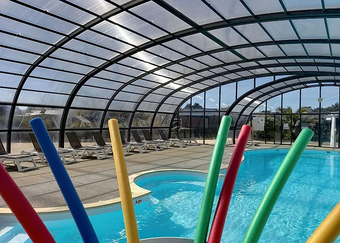 Nyaraló Mobile-home Grand Confort 4 Pers, 2 Ch, 2 Sdb, Plage, Piscine, Fitness, Terrasse - - Fr-1-361a-57 Jullouville-les-Pins