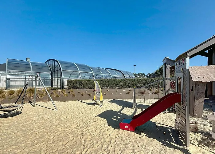 Mobile-home Grand Confort 4 Pers, 2 Ch, 2 Sdb, Plage, Piscine, Fitness, Terrasse - - Fr-1-361a-57 *